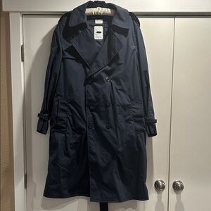 Men's Navy Trench Coat NWOT